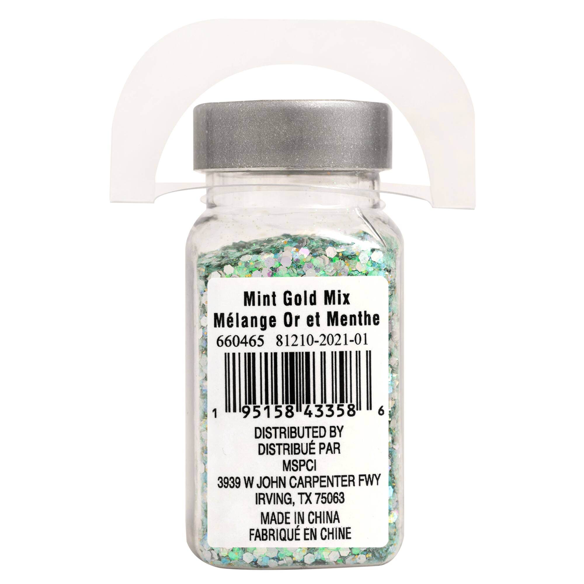 Specialty Polyester Mint & Gold Glitter by Recollections™